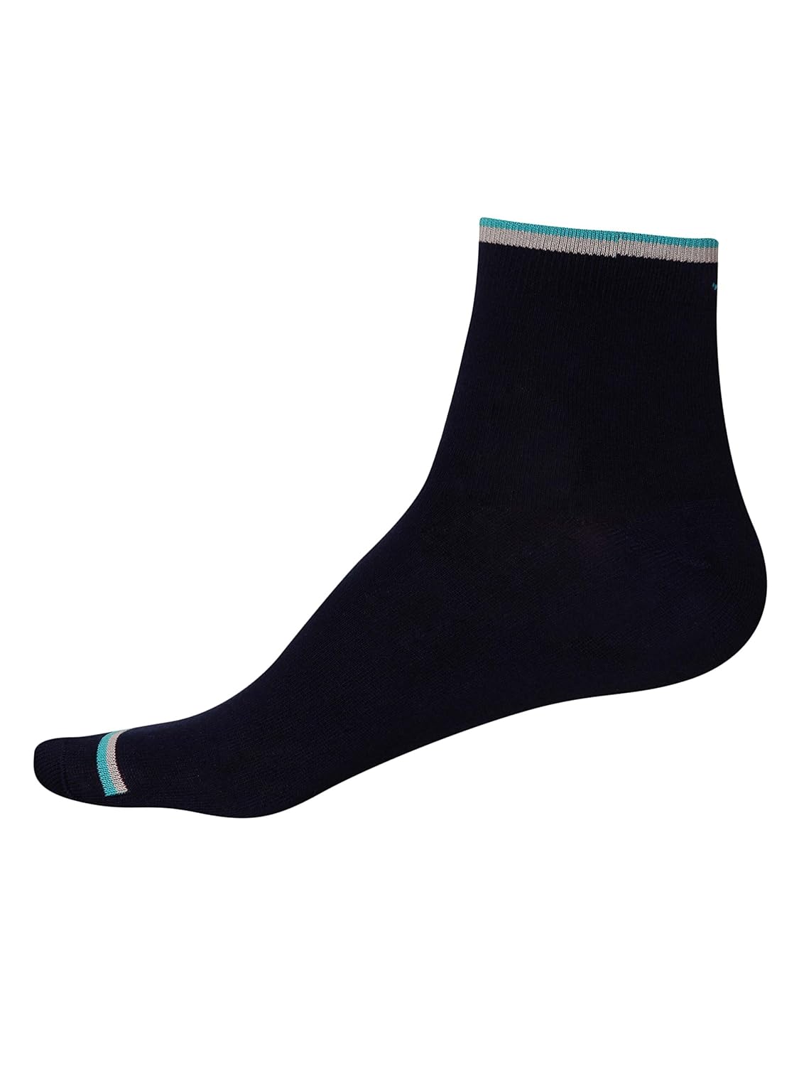 Jockey Men's Plain Ankle Socks (8901326109427_Navy, Neon and Green