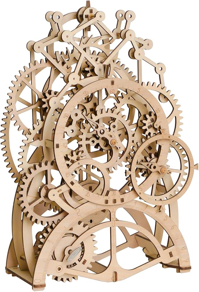Rokr 3d Wooden Puzzle Owl Clock Kit Wood Model Kits To Build For Adults And Teens Jigsaws Puzzles 3 D Puzzles Powderhousebend Com