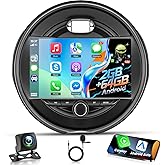[2+64G] Car Radio for BMW Mini Cooper F55 F56 F57 2014-2019 (5 Door with OEM Nav Screen) - 9 Inch Touchscreen Android Car Ste