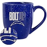 Rico Industries NFL Football Team Slogans and Chants 16 oz Team Color Laser Engraved Speckled Ceramic Coffee Mug