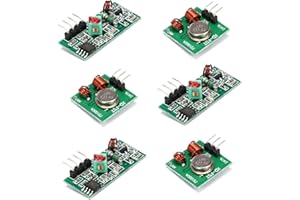 MUSROCK 3 Sets 433M Transmitter Receiver Kit Wireless Transmission Module Super Regenerative 433MHz RF Module Kit for ARM/MCU Burglar Alarm