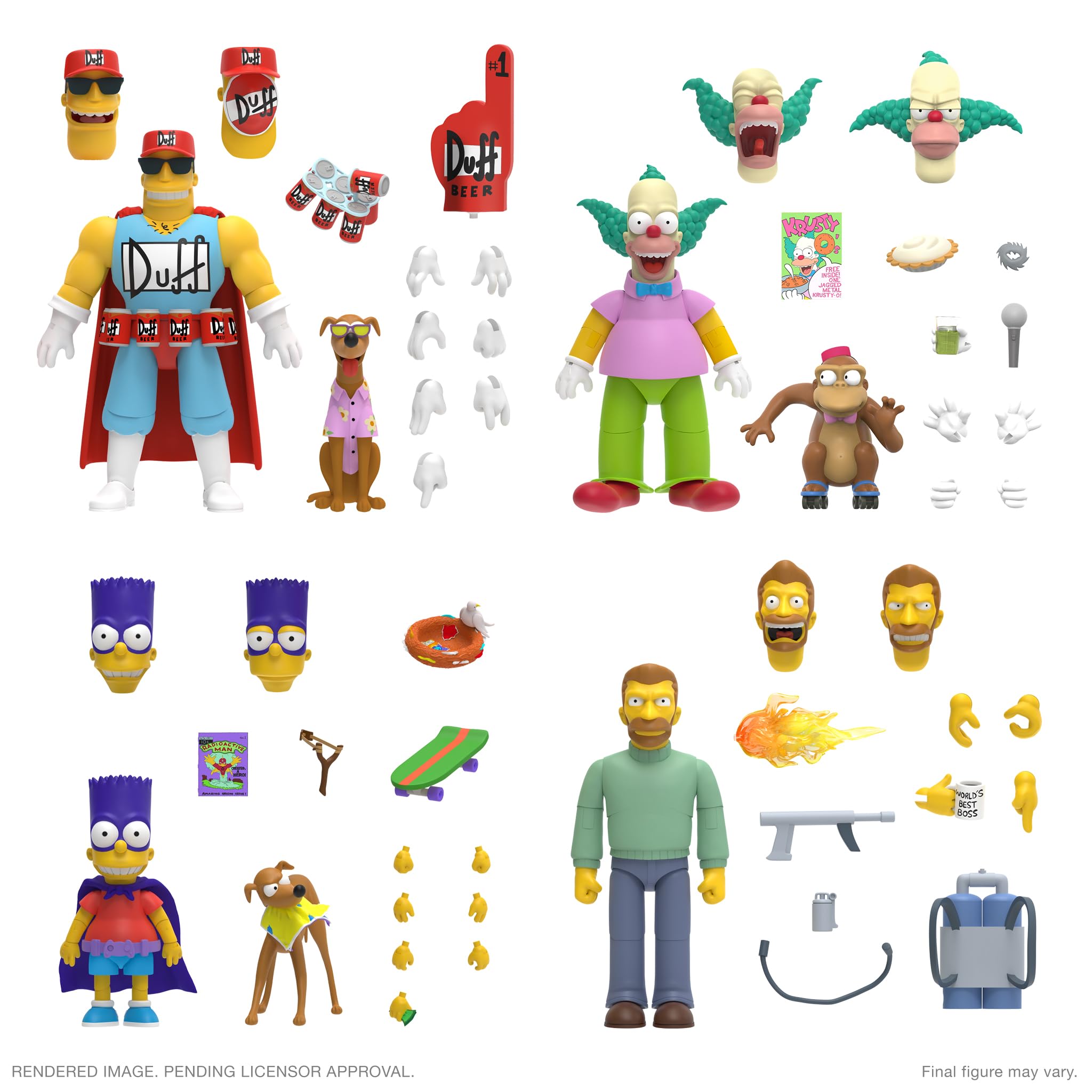 Super7 finaliza The Simpsons Krusty The Clown - 7 The Simpsons Action Figura con accesorios Classic TV Collectibles y Juguetes Retro Super7 finaliza The Simpsons Krusty The Clown - 7 The Simpsons Action Figura con accesorios Classic TV Collectibles y Juguetes Retro