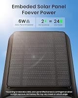 ieGeek 2K Solar Security Camera Outdoor Wireless with Embedded Solar Panel view 2