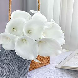 ZGPEPEXIA 15 Pcs Real Touch Calla Lily Artificial