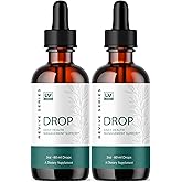 (2 Pack) Drop The Pounds Liquid Supplement DropThePounds Drops Premium Advanced Formula - Maximum Strength, Daily Support Liquid Formula for Overall Health & Wellness, 2 Bottles for 2 Months