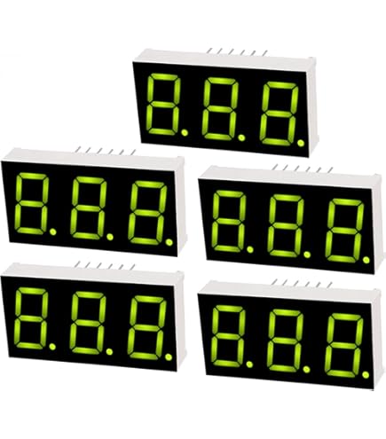 Amazon.com: uxcell Common Anode 12 Pin 3 Bit 7 Segment