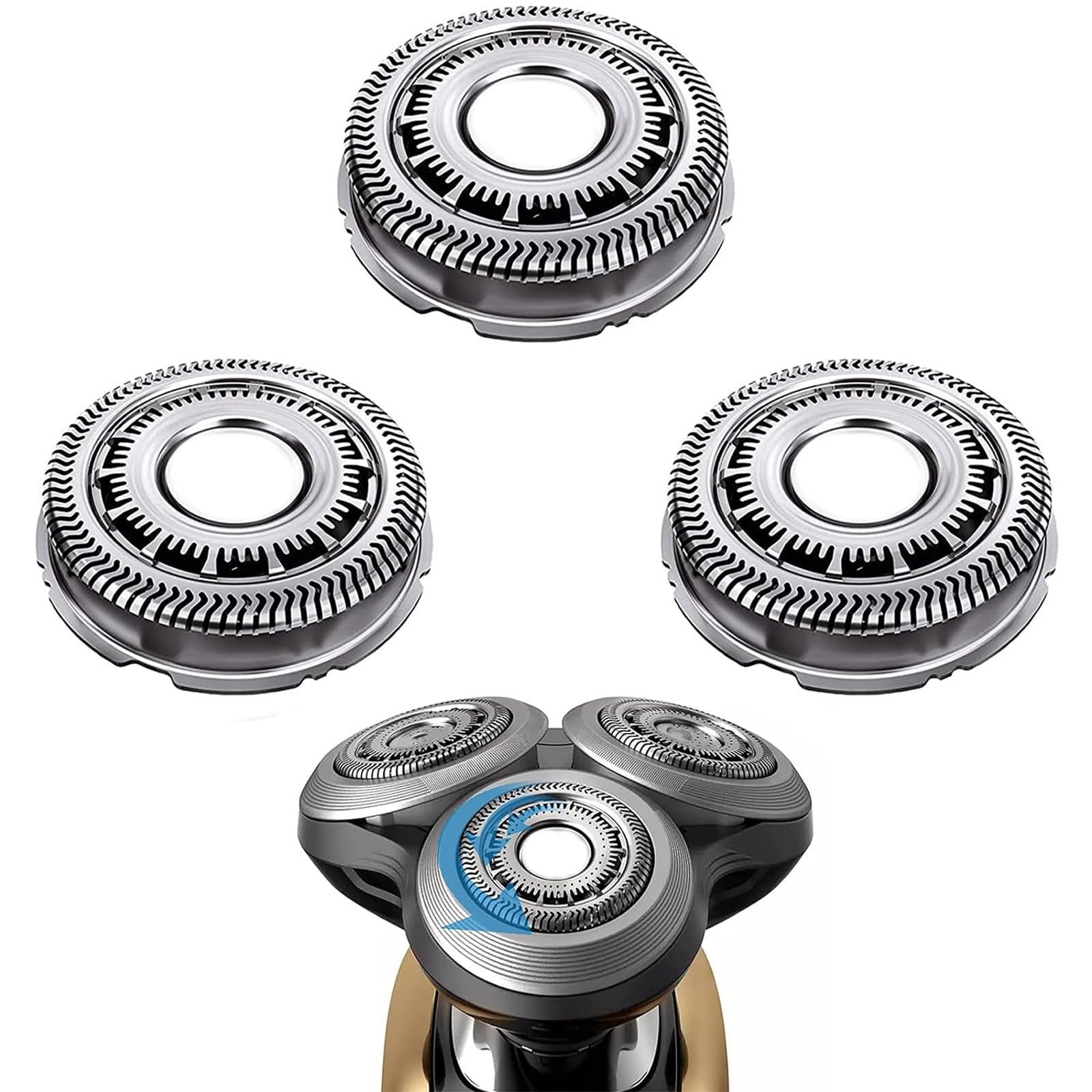 Suleto SH60/72 Replacement Head Compatible with Philips S6000 Razors ...
