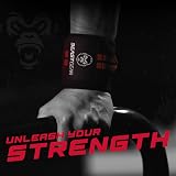 Beast Gear Weight Lifting Wrist Wraps 20" Cotton Thumb Loop One Size Fits All view 4