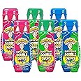 WARHEADS Super Sour Double Drops - Liquid Sour Candy - Blue Raspberry, Green Apple and Watermelon Assorted Flavors - 1.01 oz. Bottles - 6 Pack