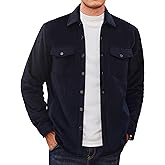 MAGNIVIT Flannel Jacket for Men Sherpa Lined Plaid Fleece Jackets Thick Button Down Flannel Shirt Warm Winter Outwear