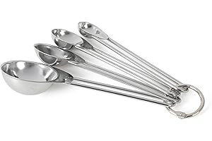 Martha Stewart Sprucedale 4 Piece Stainless Steel Measuring Spoons