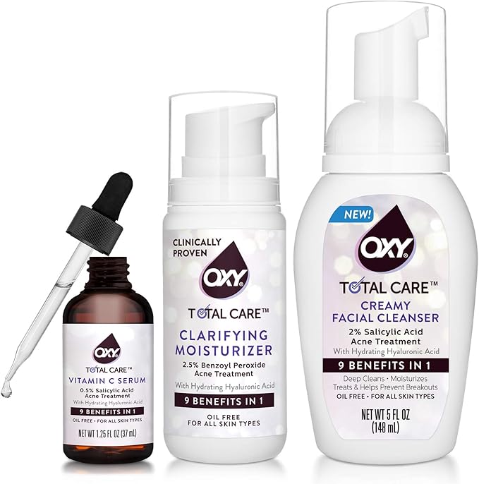 oxy total anti acne face wash