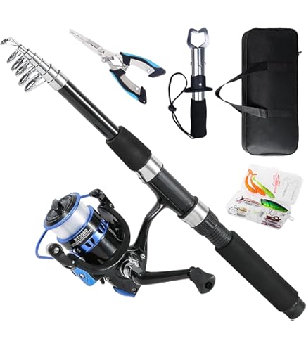 Amazon.com: Telescopic Fishing Rod Fishing Pole 1.8m/2.1m M Power Carbon Fiber Baitcsting 5/6Sections Rod and 18+1BB Left/Right Hand Casting Reel Fishing Combos Set Fishing Rods ( Bundles : 1.8m and Right Hand ) : Amazon.com: Telescopic Fishing Rod Fishing Pole 1.8m/2.1m M Power Carbon Fiber Baitcsting 5/6Sections Rod and 18+1BB Left/Right Hand Casting Reel Fishing Combos Set Fishing Rods ( Bundles : 1.8m and Right Hand ) :