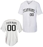 OnTheField Custom Pinstripe Baseball Jersey