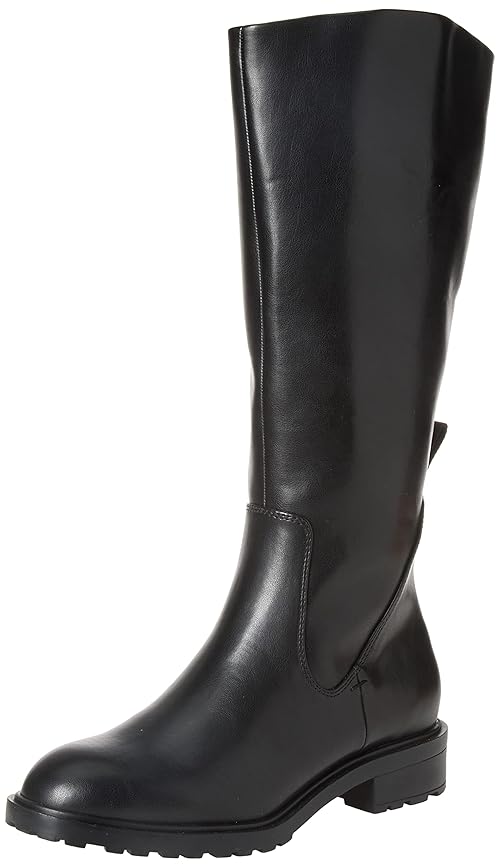 Amazon Essentials Women's Knee High Riding Boot, Black, 10