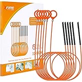 32 Inch Anti-Break Metal Drain Snake, Hair Clog Remover, Drain Cleaner Tool with Nylon Coating Sink Snake, Drain Clog Remover