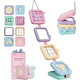 GRESEESM Montessori Toys for 1 Year Old Girls Gifts, Toddler Busy Board, Baby Learning Travel Sensory Toys for Toddlers 1-3, 1st Birthday Gifts, Easter Basket & Stocking Stuffer, Macarons