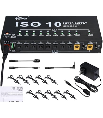 Amazon.com: Voodoo Lab Pedal Power 4X4 Isolated Power Supply