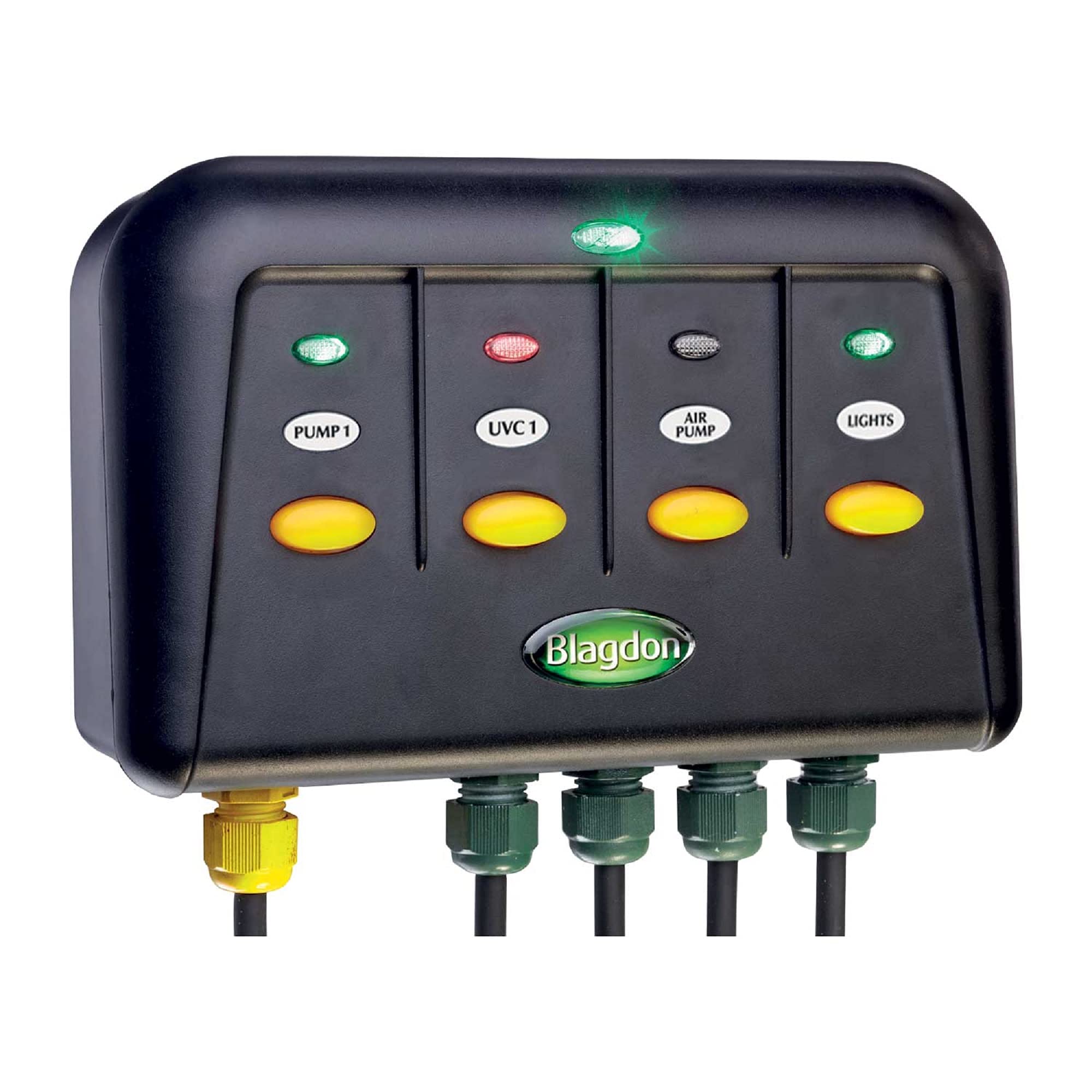 Blagdon 1040228 Powersafe Garden & Pond Safe Weatherproof Electrical Switch Box, 4 Outlet, Black โ image 1