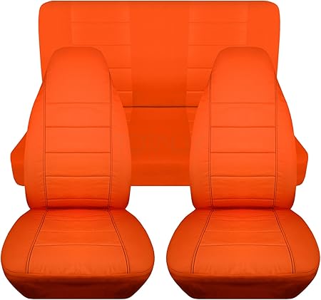 Amazon ソリッド車シートカバー22色 Semi Custom Fit オレンジ Tccscfrscfc81co シートカバー 車 バイク