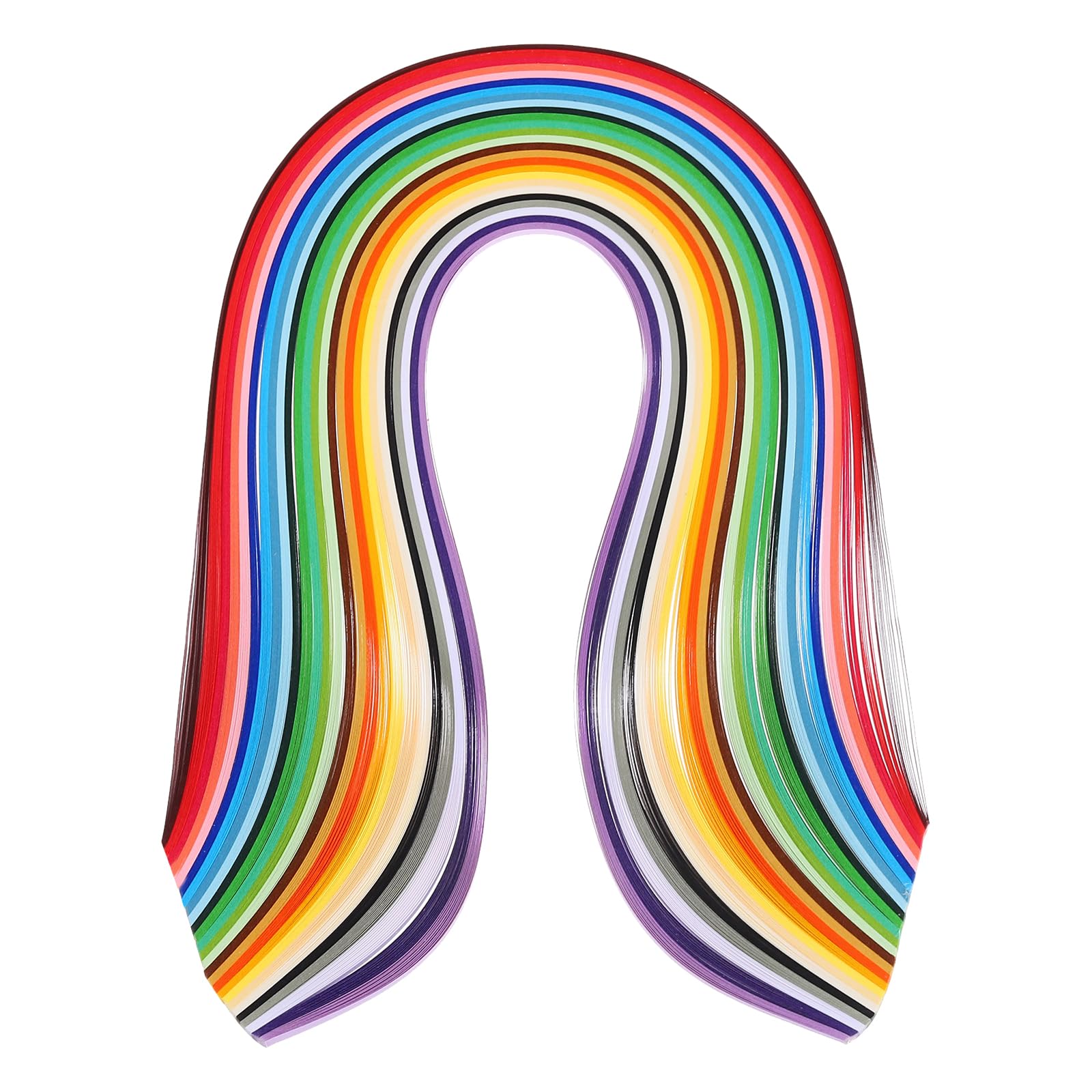 PATIKIL 520pcs Quilling Strips Paper 1/8"(3mm) 39cm Origami Paper Quilling Strip for Art DIY Hand Craft 26 Colors