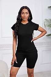 PINSV Women 2 Piece Outfits Summer Sweatsuits Track