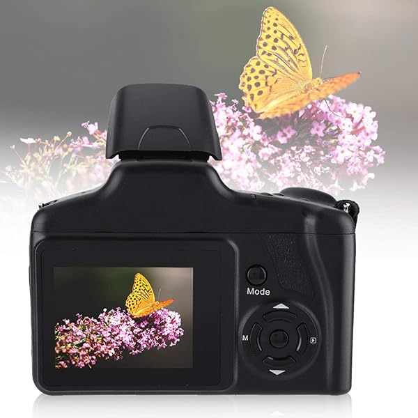 GUSTAR Digital Camera 16X Digital Zoom Coms Sensors2 4 Inch Lcd Screen 720P 16MpWith Folding Fill LightSupports External Memory Cards Up To 32G Battery Powered