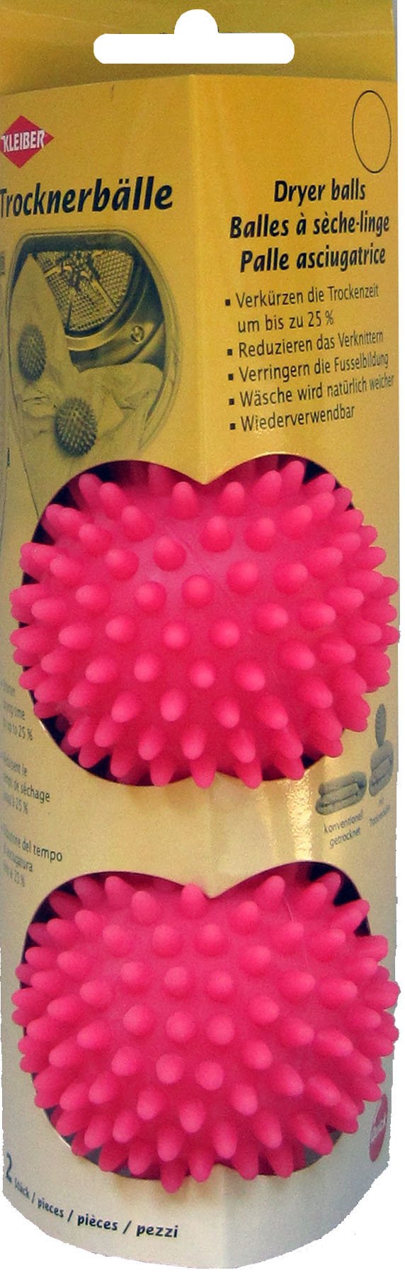 Kleiber 711-01 Dryer Balls, Pink