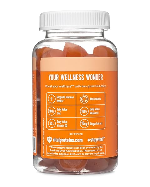 VITAL PROTEINS CITRUS IMMUNE SUPPORT GUMMIES, 60 CT