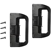 TonGass RV Refrigerator Fridge Upper and Lower Door Handle | Compatible with Dometic Fridge Upper and Lower Door DM2652 DM2852 DM2862 DM2662 and DM2663, Black
