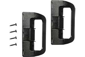 TonGass (2-Pack, Black RV Refrigerator Fridge Upper and Lower Door Handles Compatible with Dometic Fridge Upper and Lower Door DM2652 DM2852 DM2862 DM2662 and DM2663