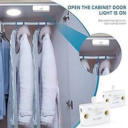 TAKHRWOD 4 X Cabinet Lamp Switch,Cabinet Door