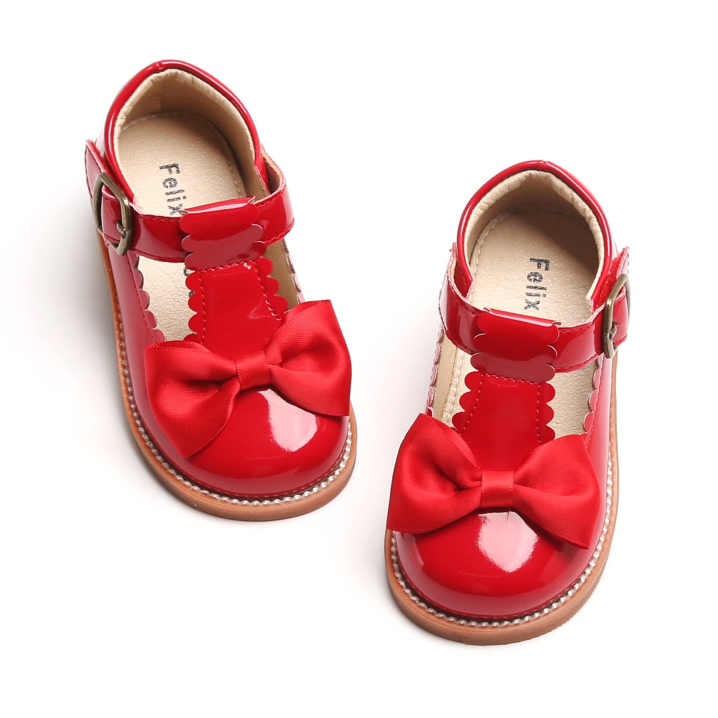 Toddler Little Girl Red Mary Jane Dress Shoes