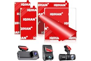 Adhesive Sticky Pads for Dash Cam Mount – 4-Pack Heat Resistant Double-Sided Sticker Replacement for Windshield Dashcam, Car 