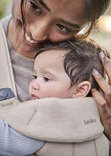 BabyBjörn Baby Carrier Mini 3D Jersey Light Beige Brand New view 9