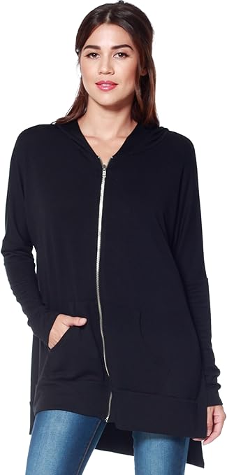 lightweight hooded sweatshirt zipper
