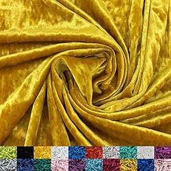 Ice Fabrics Stretch Crushed Velvet Fabric by The
