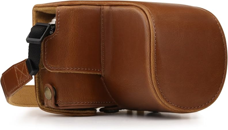 Amazon Megagear Olympus E Pl10 Pen E Pl9 14 42mm Ever Ready エヴァーレディー レザー カメラ ケース ストラップ バッテリーアクセス可能 カメラバック ケース 通販