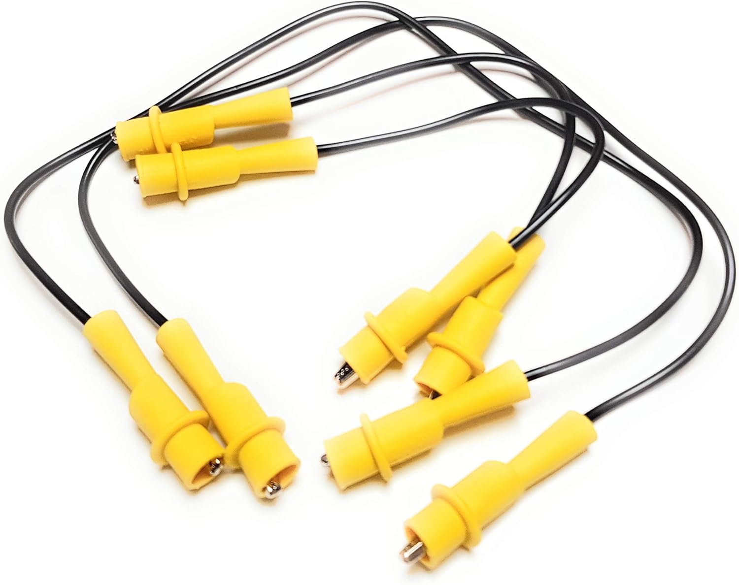Jump Leads for Insulation & R1+R2 testing Set of 4 2 x 150mm & 2 x 450mm Amazon.co.uk Car