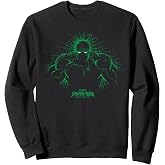 Marvel Spider-Man: Brand New Day Hulk Green Web Silhouette Sweatshirt