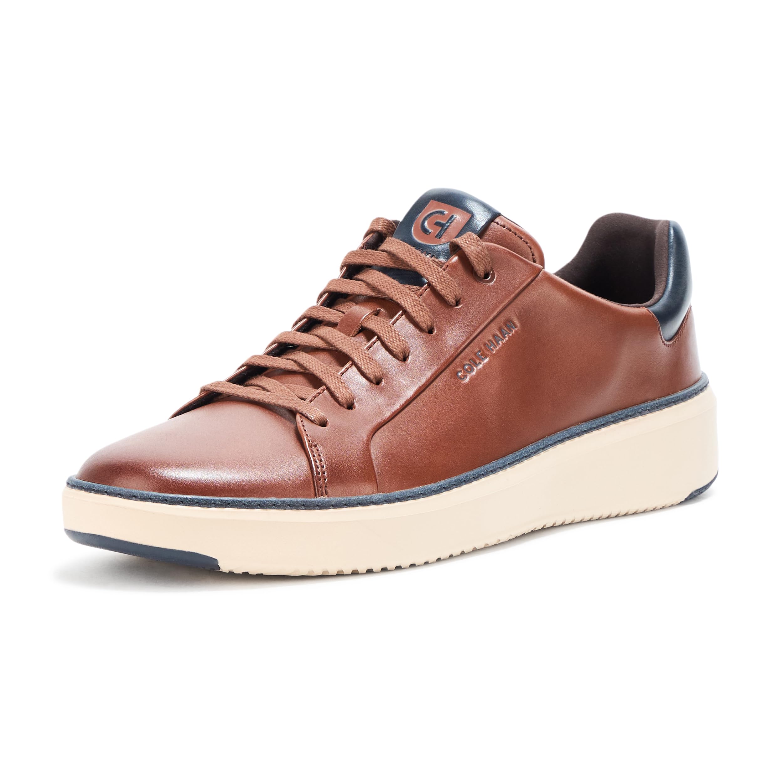 Cole Haan Men's Shoes - Grandpro Topspin Sneaker, Dark Sequoia/Navy Blazer, 12-M US Image