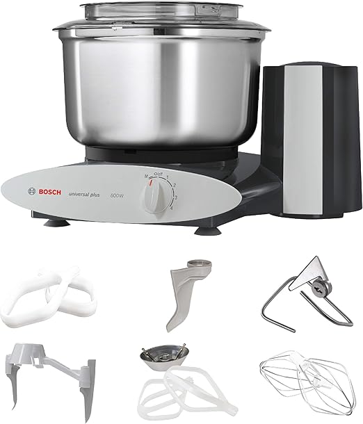 Bosch Universal Plus Stand Mixer Black Baker S Package With Additional Baking Attachments And Stainless Steel Bowl Bosch Universal Plus Stand Mixer Black Baker S Package With Additional Baking Attachments And Stainless Steel Bowl