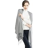 RIIQIICHY Women's Scarf Pashmina Shawls and Wraps for Evening Dress Bridesmaid Wedding Bridal Winter Warm Long Large Scarves