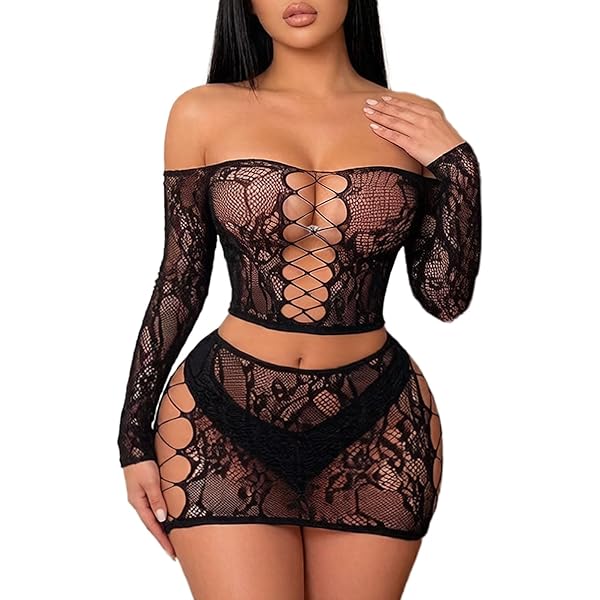 sexy cheap stripper clothes Accept Custom Private Label Lingerie Black Stripper Clothes Exotic Lingerie  4pcs Set Sexy Naughty French Maid Costume