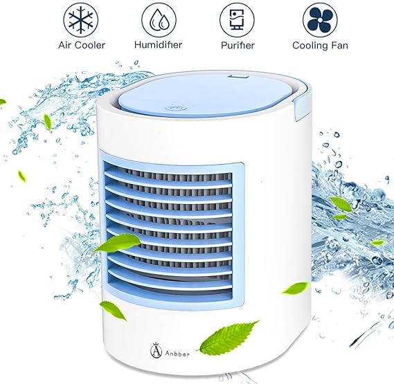 Aire Acondicionado portátil Anbber Air Cooler 4 en 1 Ventilador ...
