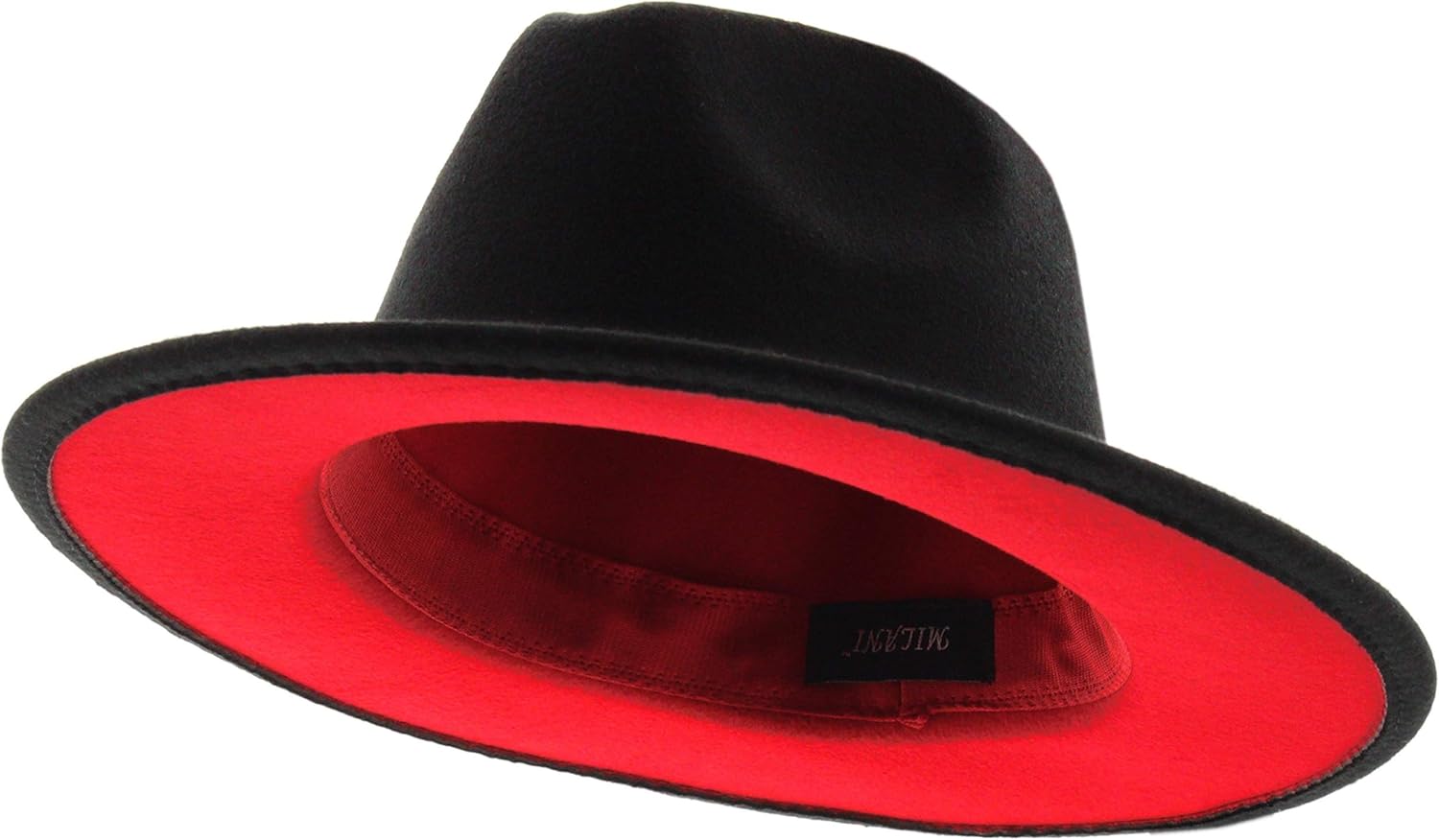 red felt hat