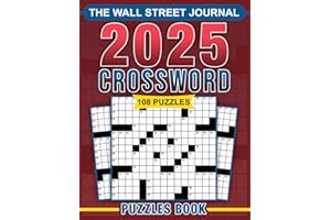 The Wall Street Journal Crossword Puzzles Book: Unlock Your Mental Agility with Stimulating Puzzles for Relaxing Brain Teasers and Visual Comfort