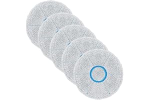 2/5-Pack Microfiber Mop Pads for for Dreame L50 Ultra & L50 for Pro Ultra, Washable Thermal Mopping Cloths for Hard Floors(5 