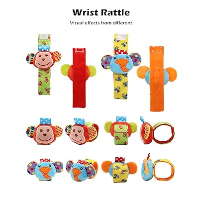 Buy Bloobloomax Baby Einstein Toys Soft Rattle Foot Finder Socks Wrists Rattles Ankle Leg Feet Hand Arm Bracelet Activity Rattle Baby Shower Present Gift For Neborn Baby Infant Boy Girl Bebe 8