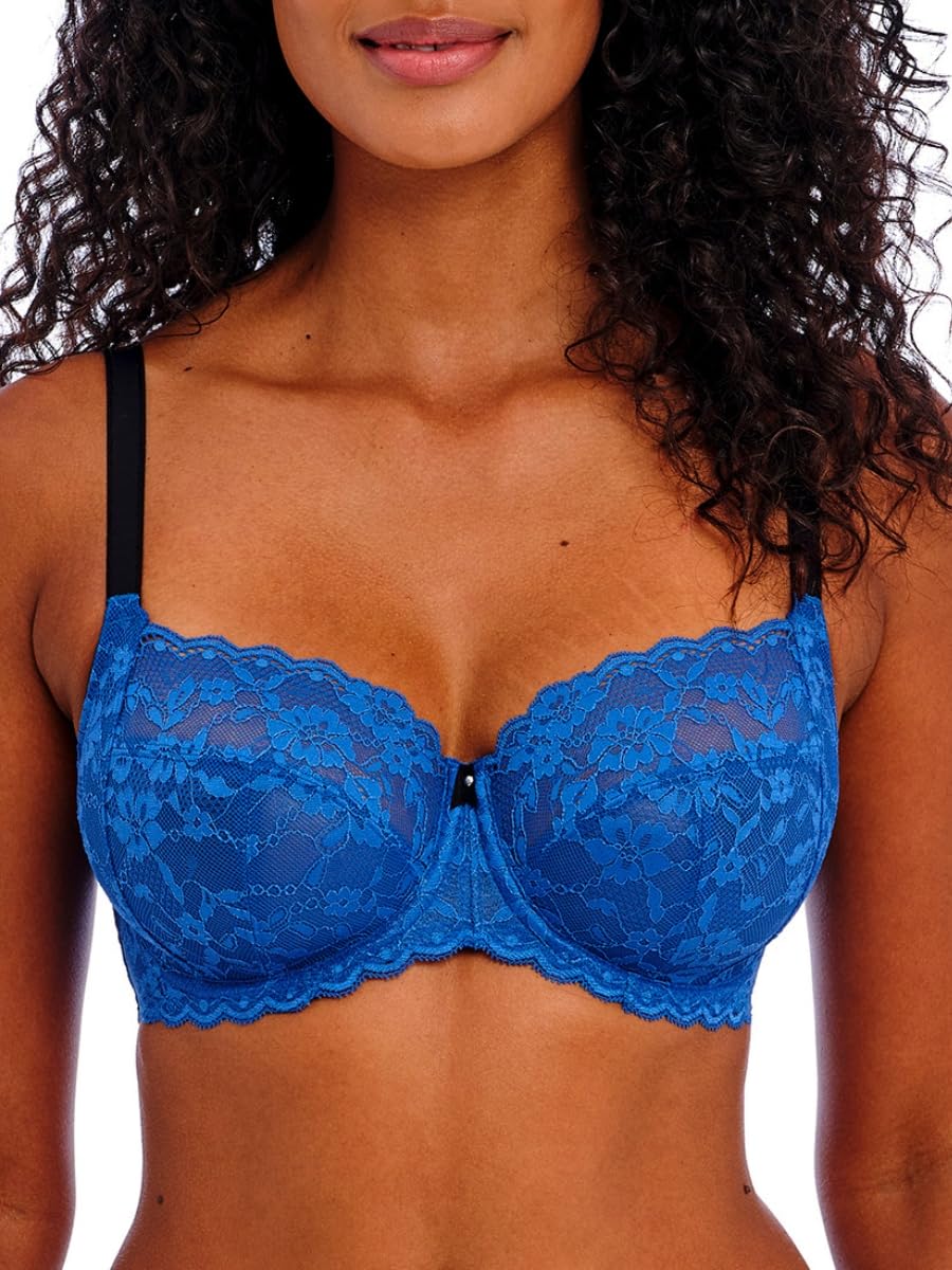 Freya Women’s Offbeat Underwire Side Support Bra Dazzling Blue